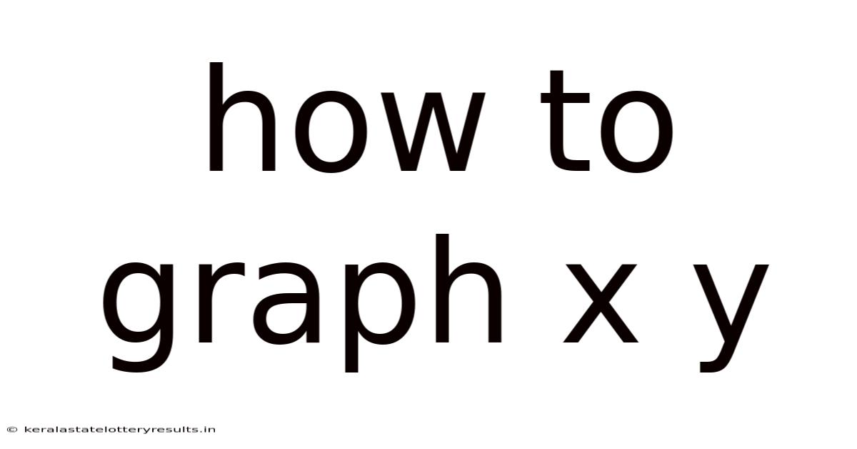 How To Graph X Y