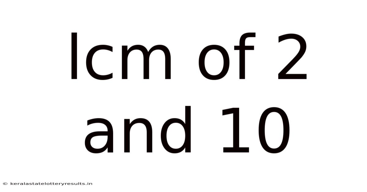Lcm Of 2 And 10