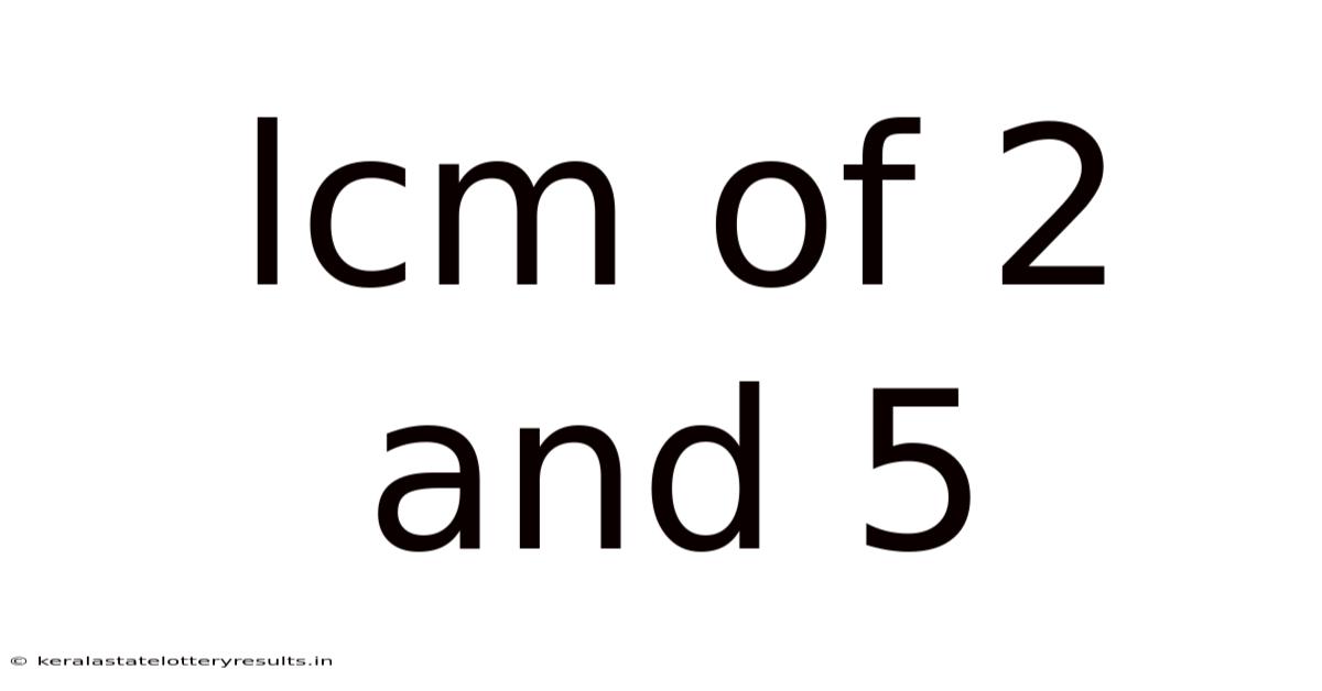 Lcm Of 2 And 5