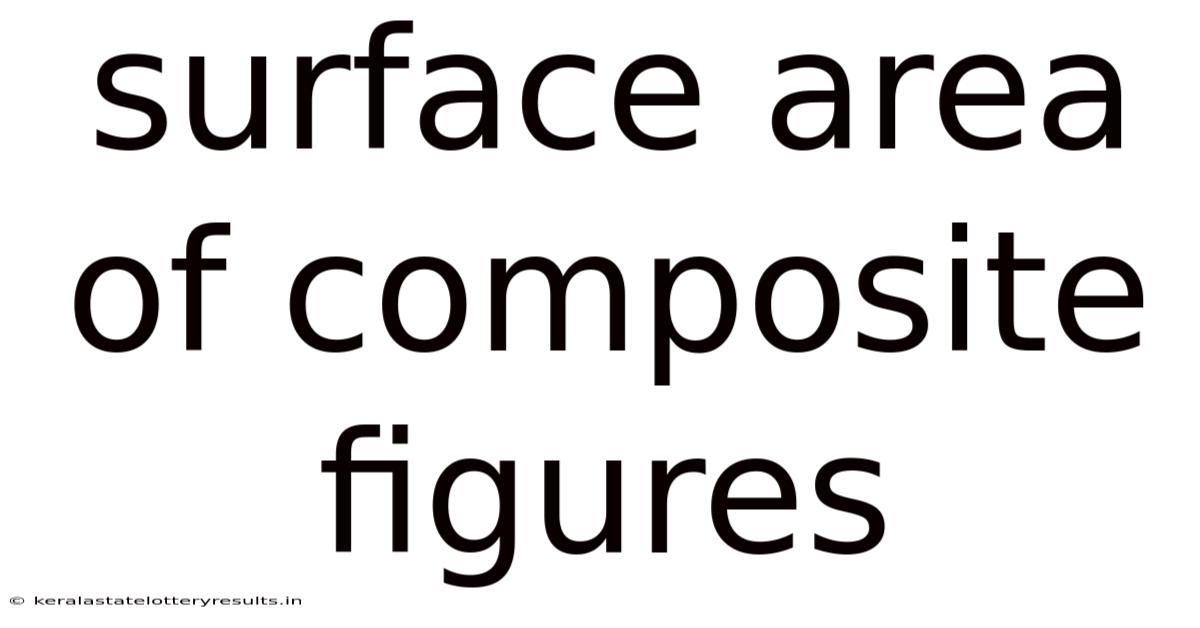 Surface Area Of Composite Figures