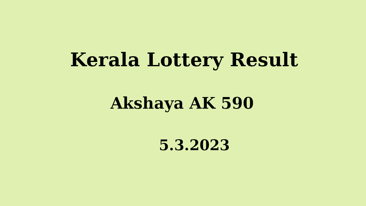 akshaya 590 result